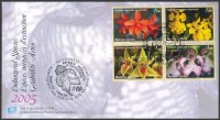 2005 Veszélyeztetett növények négyestömb Mi 510-513