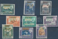 1966 Olimpiák sor fekete felülnyomással Mi 68-76