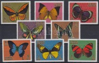 1971 Lepke sor Mi 747-754