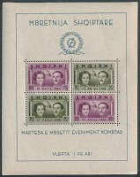 1938 Mi blokk 2 (Mi EUR 60,-) (kis törések)