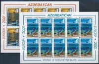 2001 Europa CEPT: Éltető víz kisív sor Mi 494-495 A