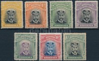 1913 V. György király 7 érték Mi 124-130 II