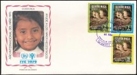 1979 Nemzetközi Gyermekév sor Mi 1029-1031 FDC-n