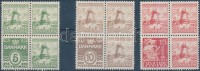 1937 Dybbol malom bélyegfüzetlap sor Mi H-Bl. 10-12 (234-236)