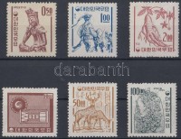 1963 Forgalmi értékek Mi 383-385, 388, 391-392