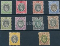 1903 VII. Edward sor záróérték nélkül Mi 10-19