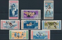 1959 Geofizika éve sor Mi 672-679 + blokk sor 21-22 A + B