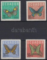 1961-1964 4 klf Lepke bélyeg Mi 1071-1072 + 1140, 1142