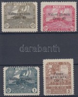 1919 4 klf forgalmi bélyeg Mi 78-79 I, 81 I, 84 I