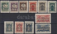 1924 Mi 182-190, 194-195