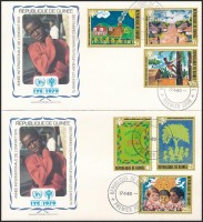 1979 Nemzetközi Gyermekév sor Mi 865-870 FDC-n