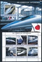 2003 Japán gyorsvonatok kisív Mi 2246-2251 + blokk Mi 403