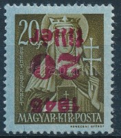 1945 Kisegítő 20f/20f fordított felülnyomással (24.000)