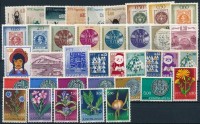 1966-1967 38 klf bélyeg, közte sorok