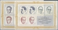 1968 Nemzeti hősök blokkpár Mi 13-14