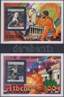 2004 Nyári Olimpia, Athén vágott blokksor 2 stecklapon Mi 674-677 B