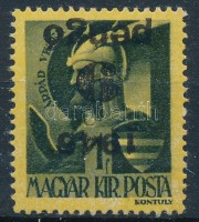 1945 Kisegítő 9P/1f fordított felülnyomással (25.000)