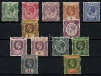 Straits Settlements 1912/1923 Forgalmi bélyegek Mi 138-150