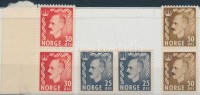 1950 Forgalmi bélyegek párokban Mi 359, 361, 364