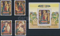 1992 Karácsony sor Mi 537-540 + blokk Mi 87