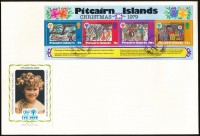 1979 Nemzetközi gyermekév sor Mi 188-191 + blokk Mi 5 2 klf FDC-n