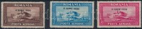 1930 Repülő felülnyomott sor álló vízjellel Mi 372x-374x