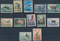 1956 Állatok sor Mi 1565-1576