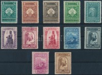 1931 Montserrat Mi 598-606 + 608-610 (603, 606, 608 = B)