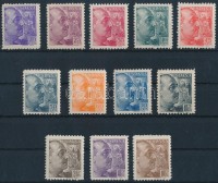 1939 Franco tábornok Mi 828-839