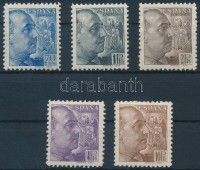 1939 Franco Mi 835-839