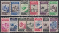 1950 75 éves az UPU sor Mi 302-314
