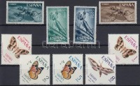 1965-1970 Rovar sor + Lepke sor Mi 273-276, 314-318