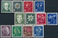 1943-1944+1948 3 klf Pro Juventute sor