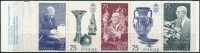 1972 VI. Gusztáv Adolf svéd király bélyegfüzet Mi MH 38 (781-785)