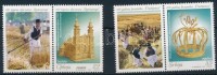 2011 Múzeumi tárgyak szelvényes sor + kisív sor Mi 423-424 + 7 db levél alkalmi bélyegzésekkel