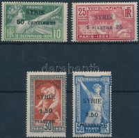 1924 Párizsi olimpiai játékok sor Mi 227-230 (rozsda / stain)
