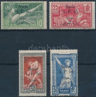 1924 Párizsi olimpiai játékok sor Mi 254-257