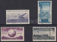 1949 75 éves az UPU sor Mi 578-581 A