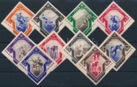 1935 Spartakiád, Moszkva sor Mi 513-522
