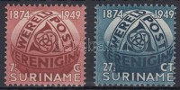 1949 75 éves az UPU sor Mi 313-314
