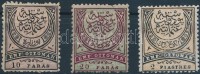 1876 Forgalmi értékek Mi 30-31, 33