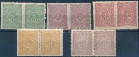 1892 Mi 69, 70a + b, 72-73 párokban