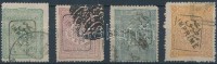 1892 Forgalmi sor záróérték nélkül Mi 74-77