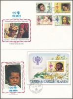 1979 Nemzetközi Gyermekév sor Mi 431-434 + blokk 15 2 db FDC