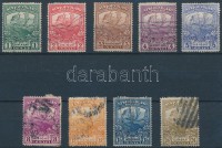 1919 Újfundlandi csapatok az első világháborúban Mi 96-100, 102, 104-106 (apró hibák)