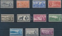 1937 VI. György és Erzsébet megkoronázása sor Mi 221-231