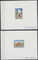 1988 Hagyományos házak sor Mi 823-824 de Luxe blokksor