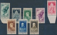 1936 Katolikus sajtó világkiállítása sor Mi 51-58