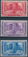1938 Archeológia sor záróértékei Mi 70-72