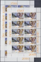 2010 Botticelli festmények kisívsor Mi 1661-1663